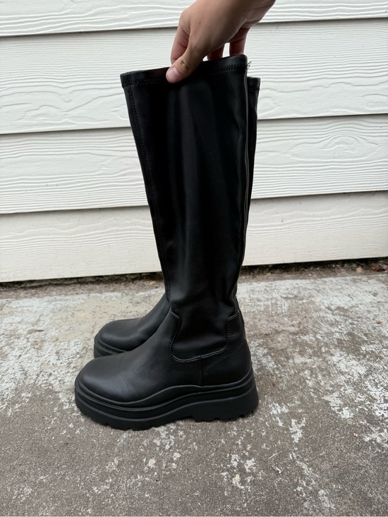 Aldo Shoes - ALDO Black Platform Knee-High Boots